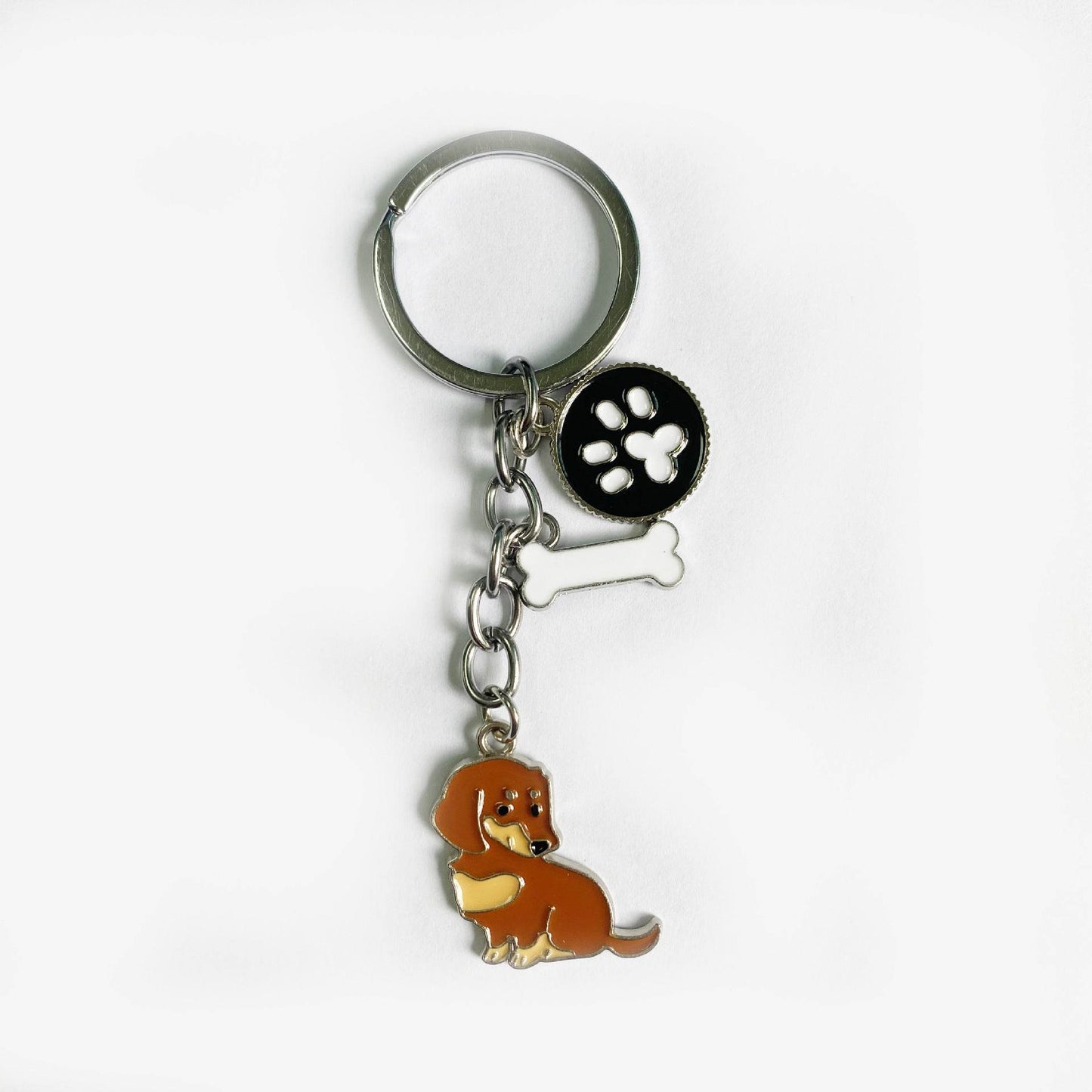 American Style Pet Dog Wax Metal Keychains - Velora