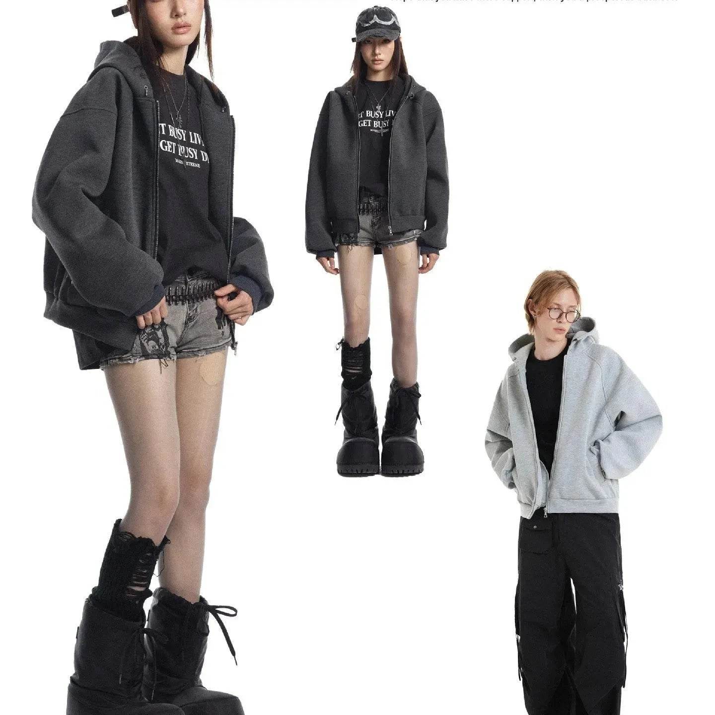 High School Teens Zip up Hoodie Sweater For Men And Women