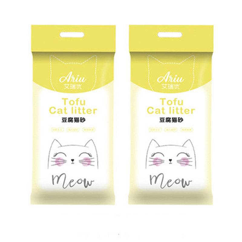 Original Flavor Tofu Cat Litter Low Dust Fast Clumping Deodorizer - Velora