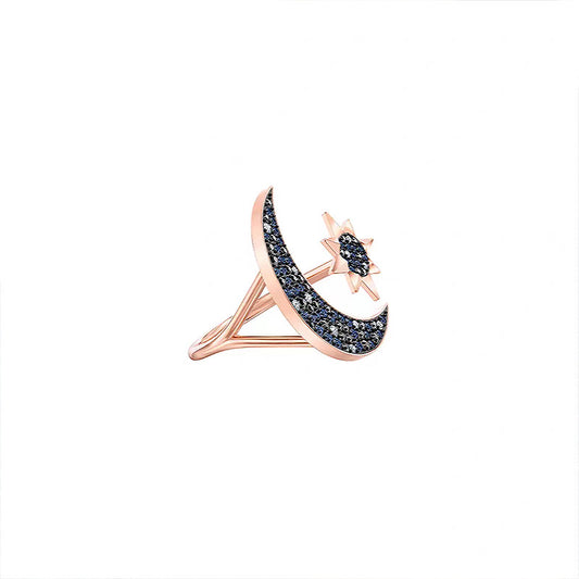 Swarovski Crystal Mysterious Moon Elegant Ring for Her