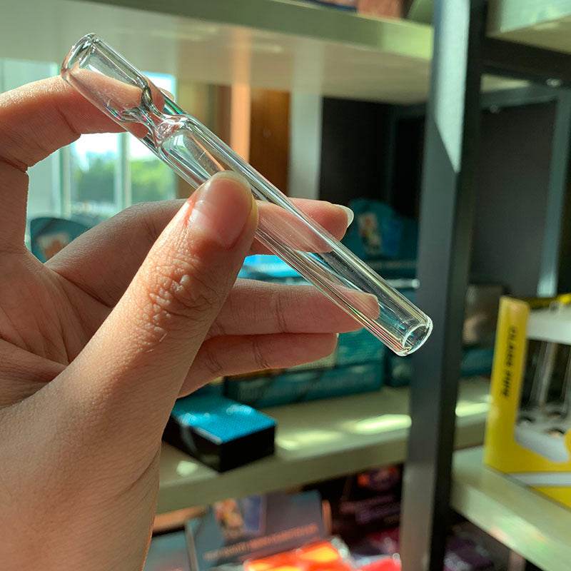 High Bay Silicon Glass Cigarette Holder Hookah Accessories Color Random - Velora