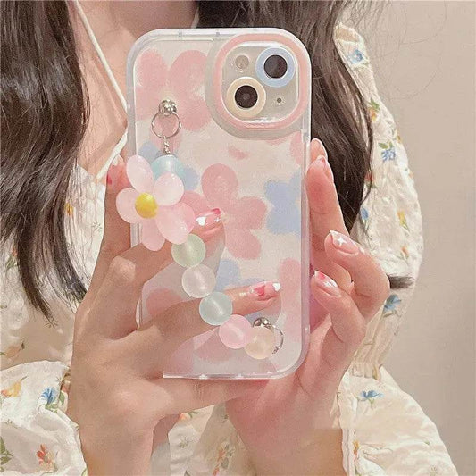 Fashion Flower Bracelet Silicone Phone Case - Velora