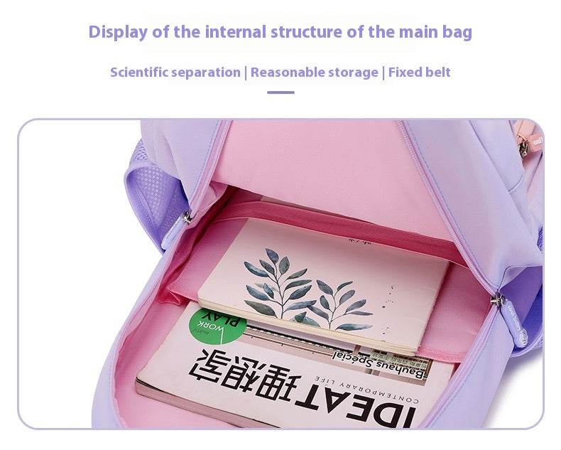 Large Schoolbag for Kids – Grades 2 to 6 Ergonomic Backpack - Velora