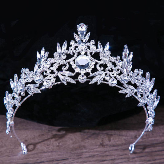 Bridal Headdress Rhinestone Mitzvah Crown - Velora