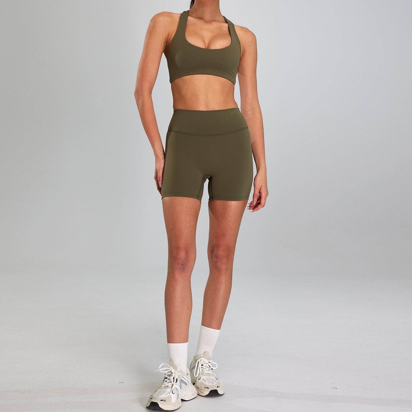 Stylish Fashion Gym clothes for women Crop workout top and Short Pant - Velora