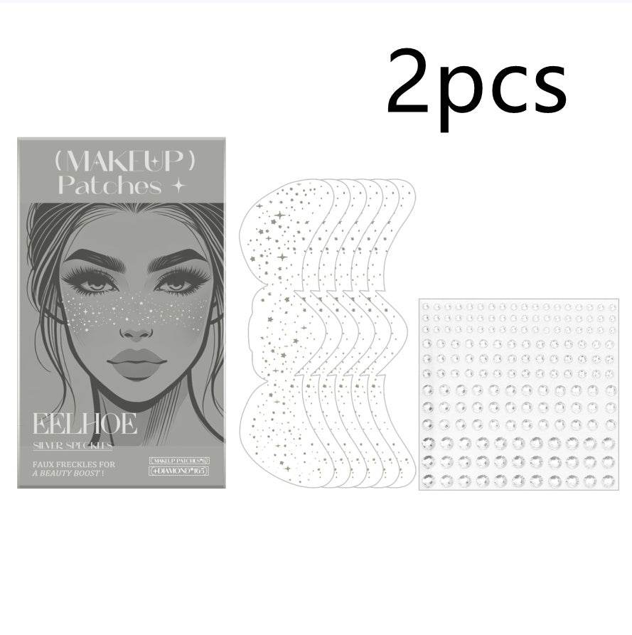 Glitter freckles - Speckles Makeup Patches - Easy Freckles - Velora