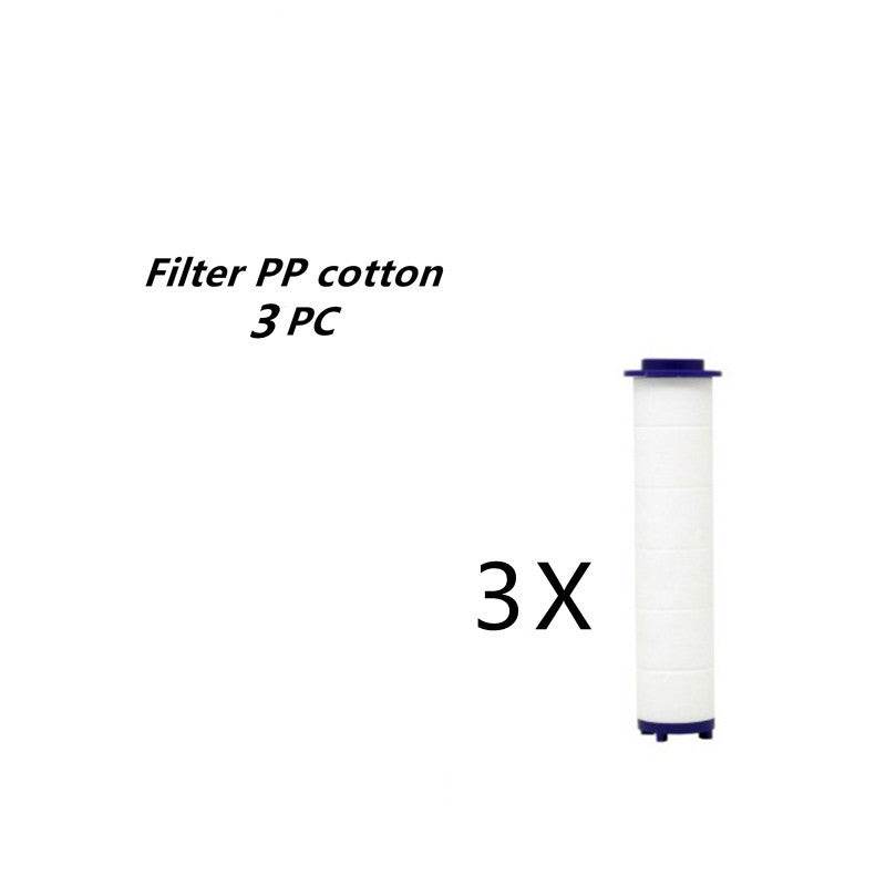 Propeller Driven Shower Head With Stop Button And Cotton Filter Turbocharged High Pressure Handheld Shower Nozzle - Velora