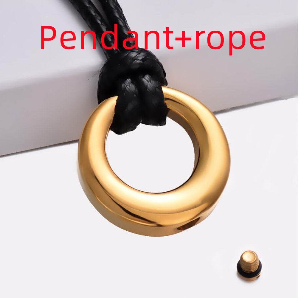 Round Perfume Bottle Pendant - Velora