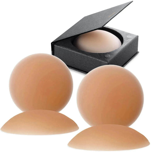 2 Pairs Reusable Adhesive Sticky Breast petals Nipple Patches - Velora