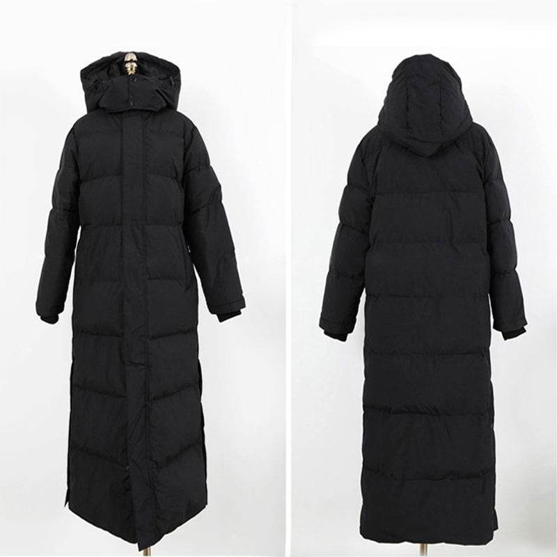 Winter Long Coat Warm Hooded Thickened Parka Jackaet For Women Clothing - Velora