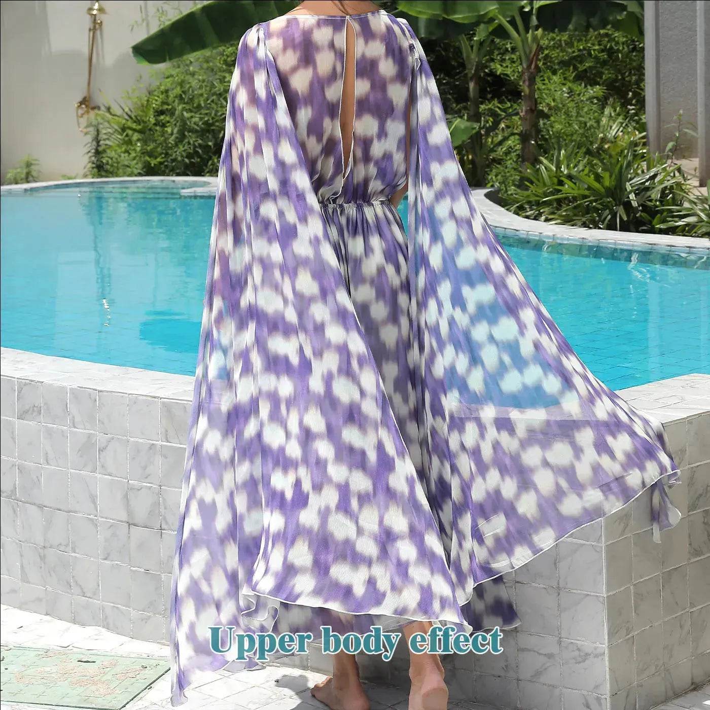 Casual New Floral Chiffon Long Dress