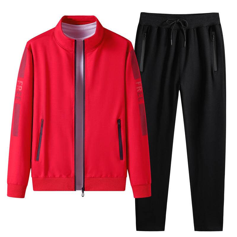 Men's Athleisure Stand Collar Track suit - Velora