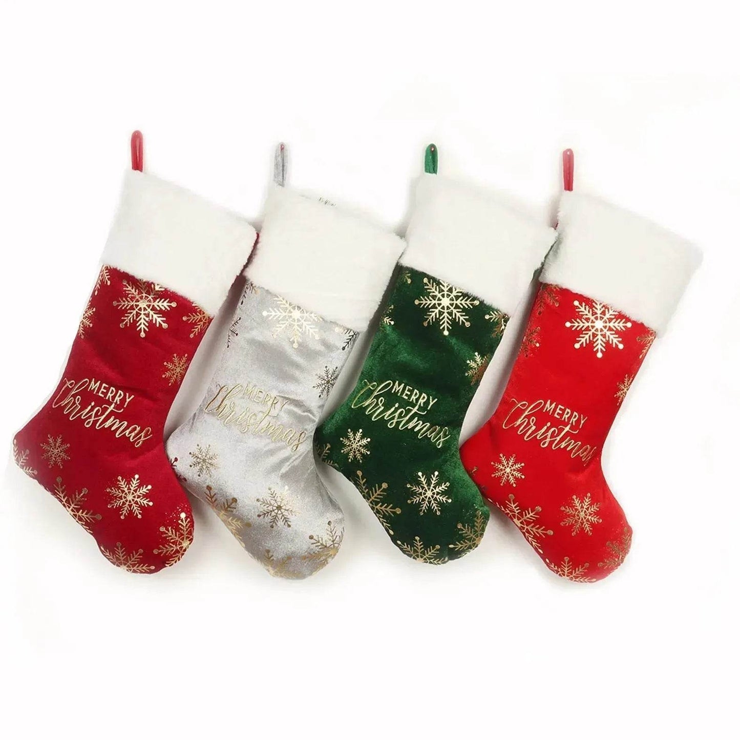 Christmas Decorative Stockings Embroidery Candy - Velora