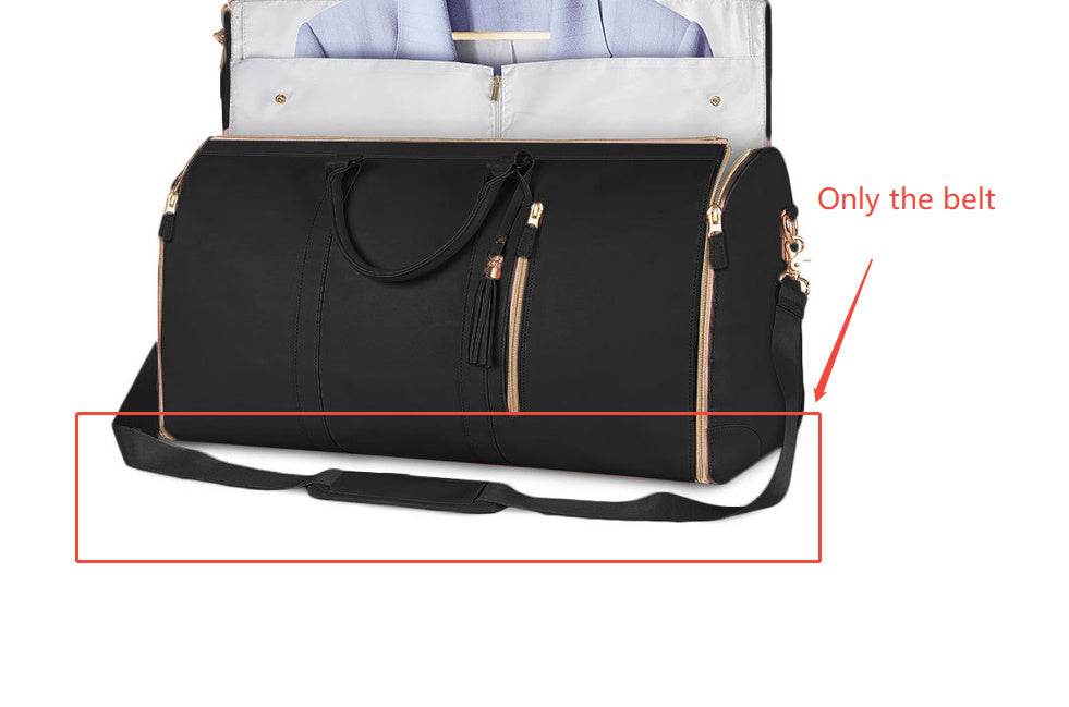 Large Capacity Travel Duffle Bag Women's Handbag Folding Suit Bag Waterproof Clothes Totes - Velora