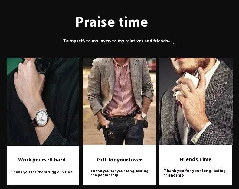 Practical Gift With Hand Gift Business Gift box Suit tie and Wrist Watch - Velora