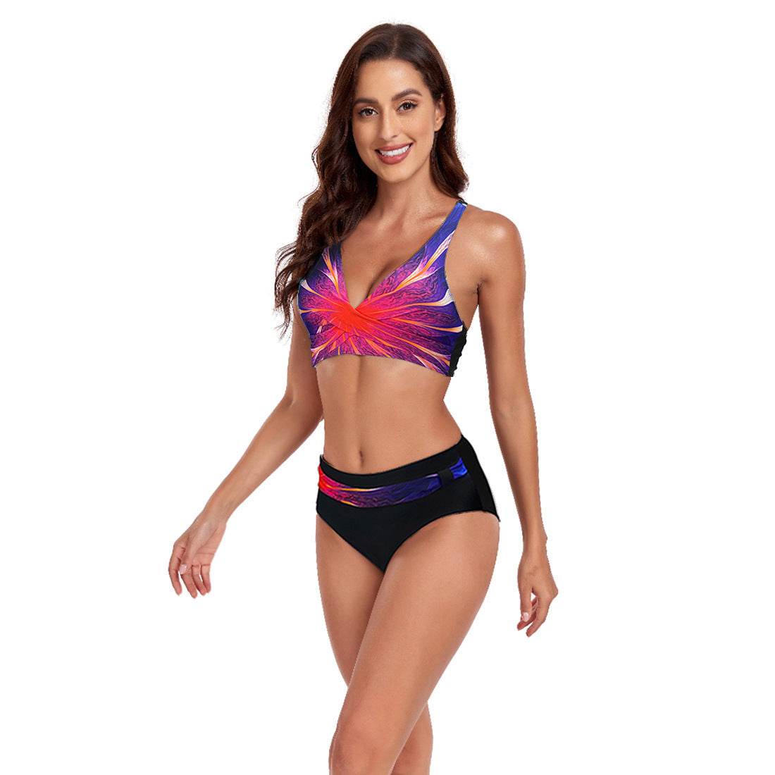 New Beach Split Swimsuit Summer Lady Sexy Halter Bikini - Velora