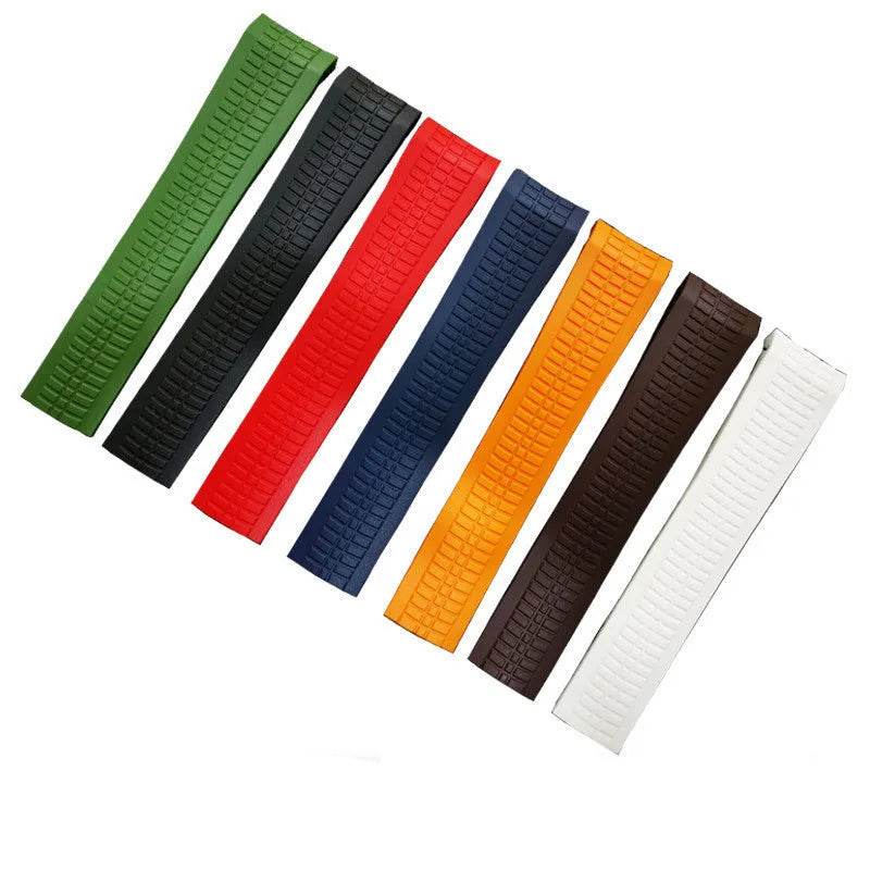 Rubber Watch Strap Baida ''silicone Strap 21mm Folding Buckle - Velora