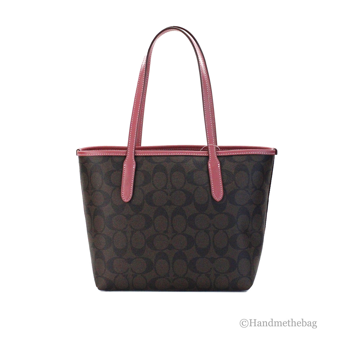 Coach Signature Horse and Carriage Mini City Tote