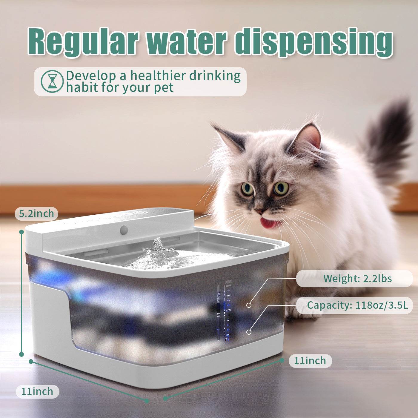 Pet Cat Dog Water Dispenser - Velora