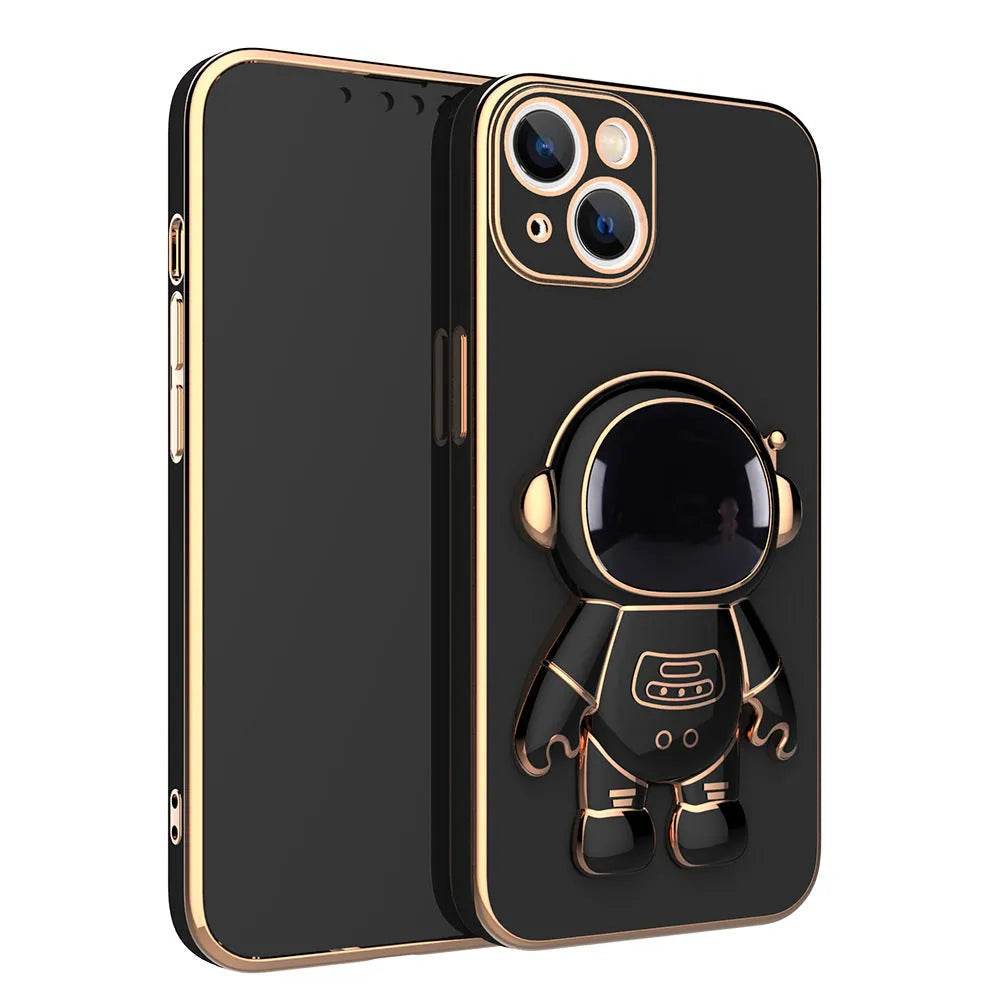3D Astronaut Phone Case Anti-Drop Electroplating Bracket - Velora
