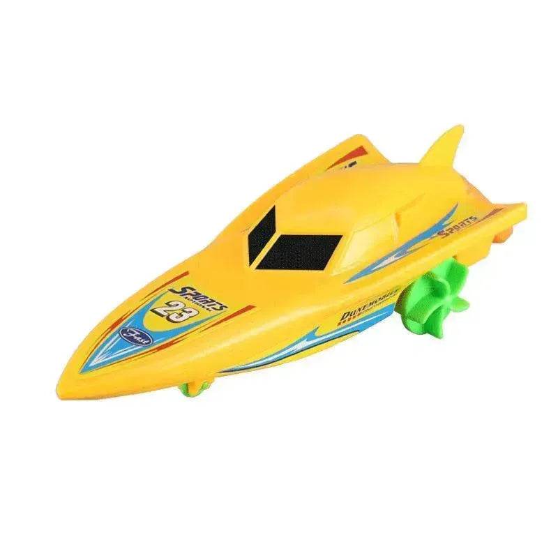 Baby Color Cognition Yacht Speedboat Sailing Motor Boat Summer Water Bath Toys - Velora