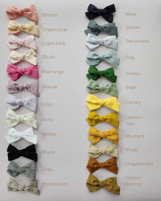 *New Colours* Handtied Bow | 24 Colours Available - Velora
