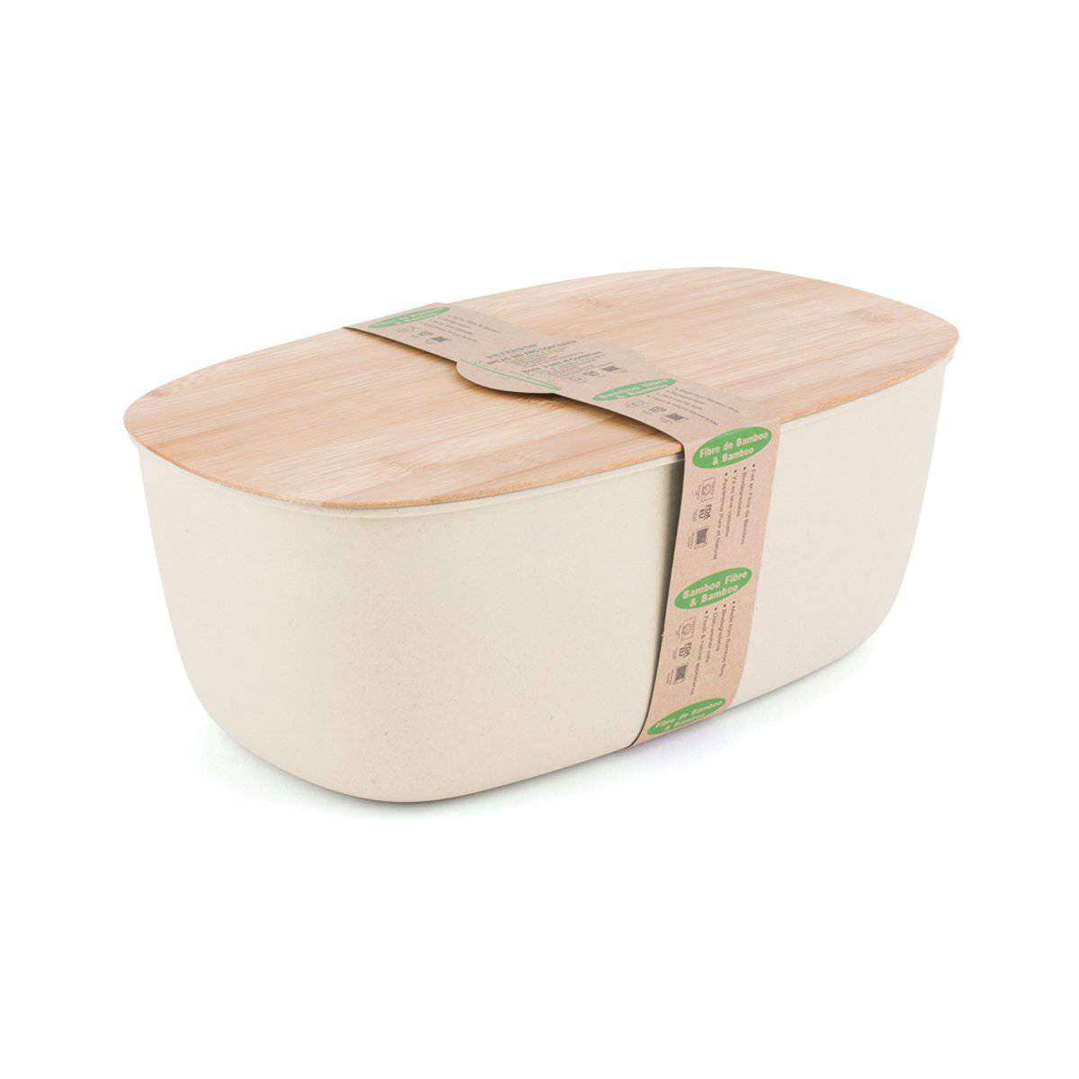 Peterson Housewares Bamboo Bread Bin with Lid - Velora Luxury Fashion