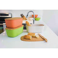 Peterson Housewares Bamboo Bread Bin Peach Storage - Velora Luxury Fashion