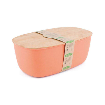 Peterson Housewares Bamboo Bread Bin Peach Storage - Velora Luxury Fashion