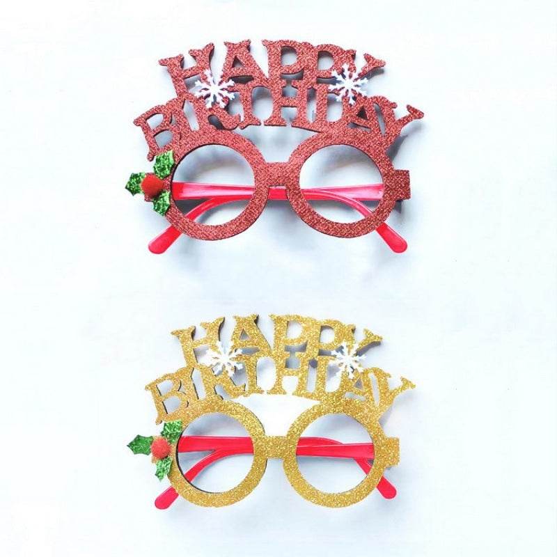 Christmas Creative Party Gathering Dress Up Glasses - Velora