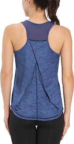 Mesh Yoga Sports Running Vest Sleeveless Workout Tank top women - Velora
