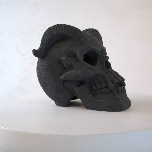 Refractory Materials Fireproof Imitated Human Fire Pit Skulls Gas Log For NG, LP Wood Fireplace, Firepit, Campfire, Halloween Decor, BBQ - Velora