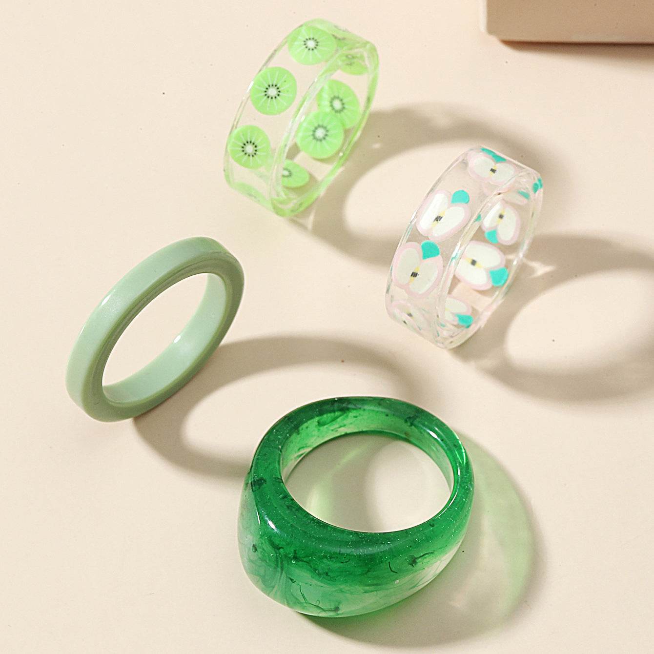Fashion Transparent Resin Ring - Velora