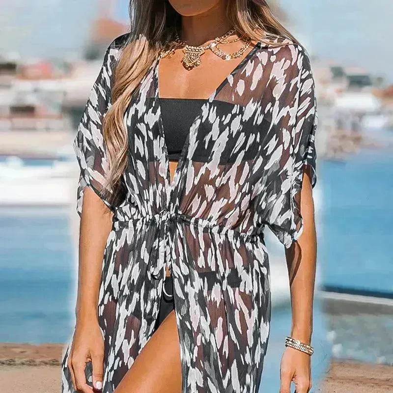 Beach Dress Women's Casual Holiday Floral Print - Velora