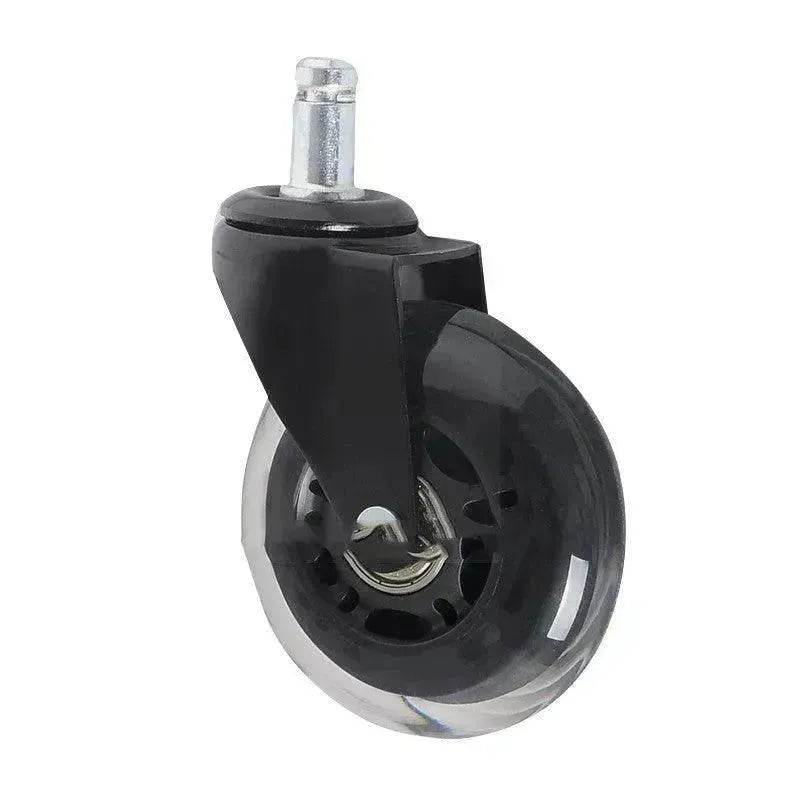 Benyu Casters 2.5 Black Transparent Wheel Furniture Wheel - Velora