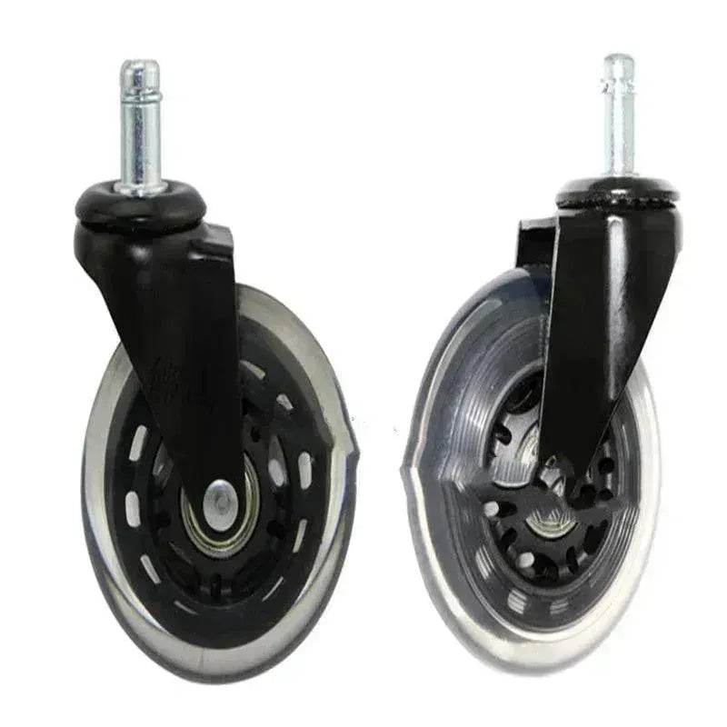 Benyu Casters 2.5 Black Transparent Wheel Furniture Wheel - Velora