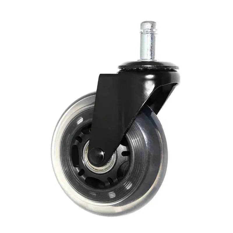 Benyu Casters 2.5 Black Transparent Wheel Furniture Wheel - Velora