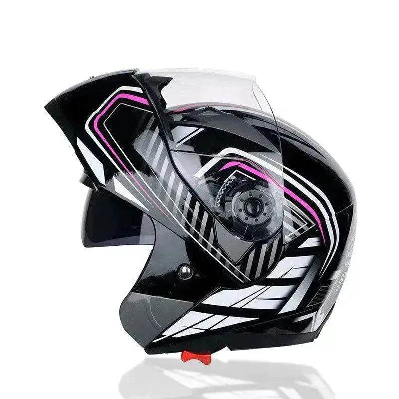 Best Motorcycle Helmet Half Helmet Anti-fog Sunscreen Double Lens Full Face Bike Helmet - Velora