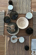 Black & White Ceramic Serving Bowl Set of 3 - Velora Luxury Fashion