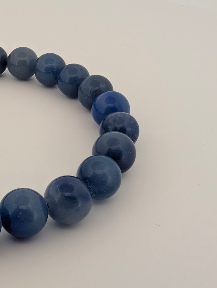 Blue Aventurine Bracelet — 6mm & 8mm Beads