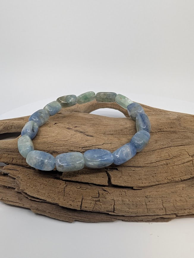 Blue Kyanite Free-Form Bracelet
