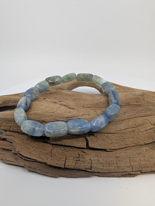 Blue Kyanite Free-Form Bracelet