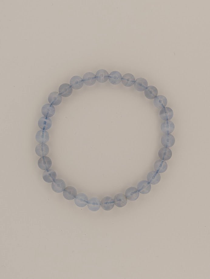 Blue Lace Agate Bracelet – Chip, 4.5, 6, 7, 8mm Beads