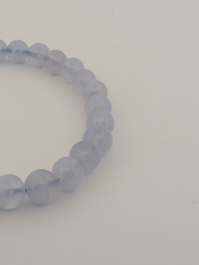 Blue Lace Agate Bracelet – Chip, 4.5, 6, 7, 8mm Beads