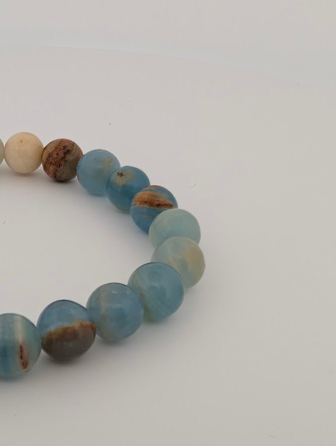 Blue Onyx Bracelet — 8mm