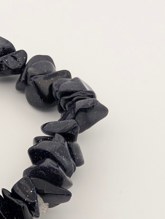 Blue Sandstone Chip Bracelet