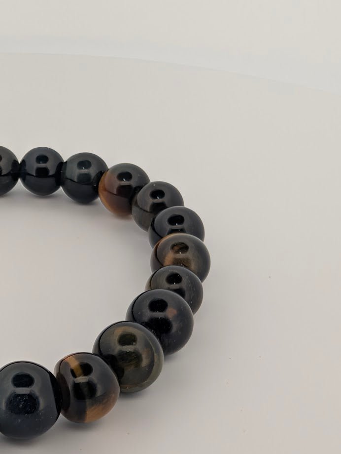 Blue Tiger Eye Bracelet – 8mm Round Bead
