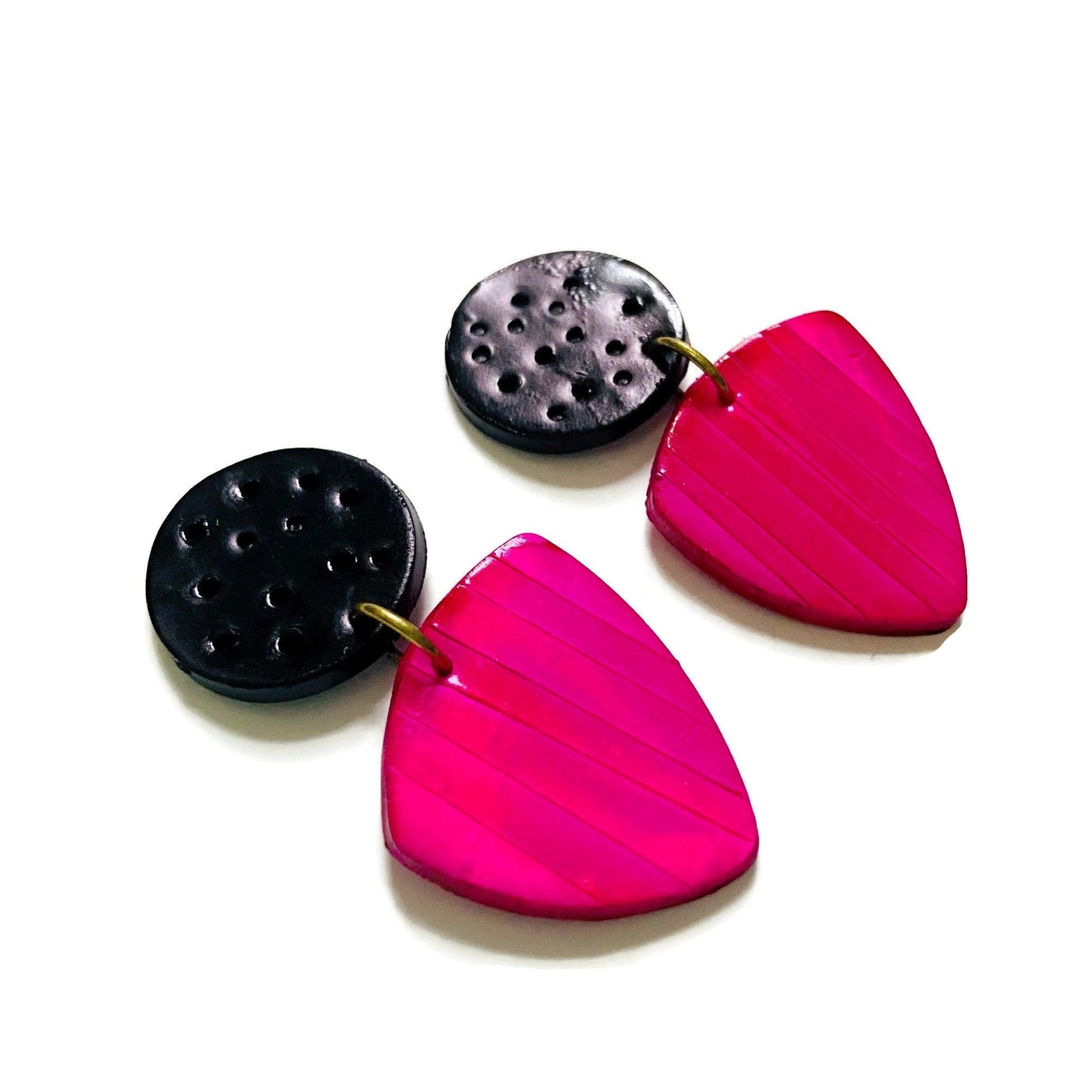 Bohemian Statement Necklace in Fuchsia, Yellow & Black - Velora Luxury Fashion