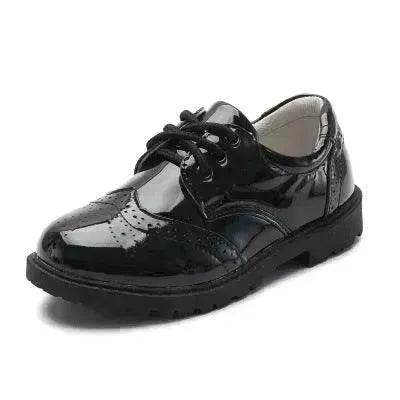 Boys' Leather Shoes, Children's Shoes, British Casual Single Shoes, Student Performance Shoes - Velora