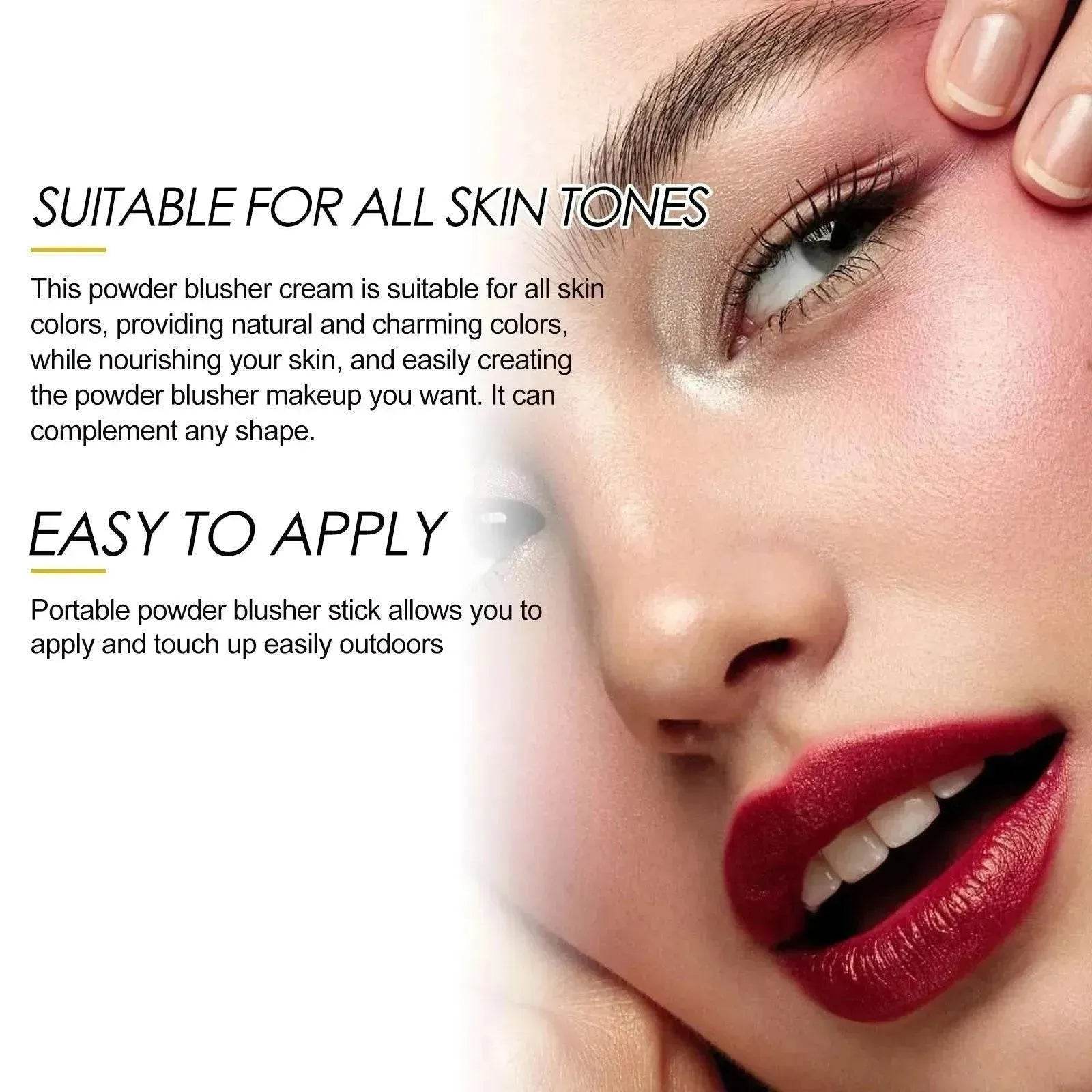 Brightening And Repairing Three-dimensional Highlight Delicate Waterproof Multifunctional Blush Stick - Velora